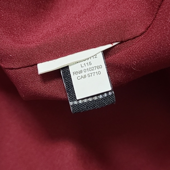 KATE SPADE Red Scalloped Grommet Trim Shift Dress Women's Size 2 - Picture 16 of 16